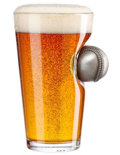 Baseball Pint Glass