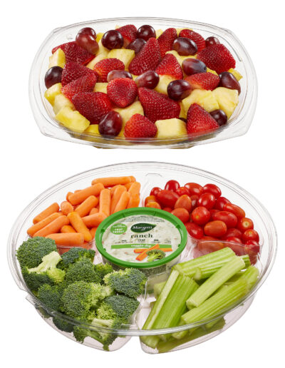 81003518463 LARGE VEGETABLE TRAY WITH DIP